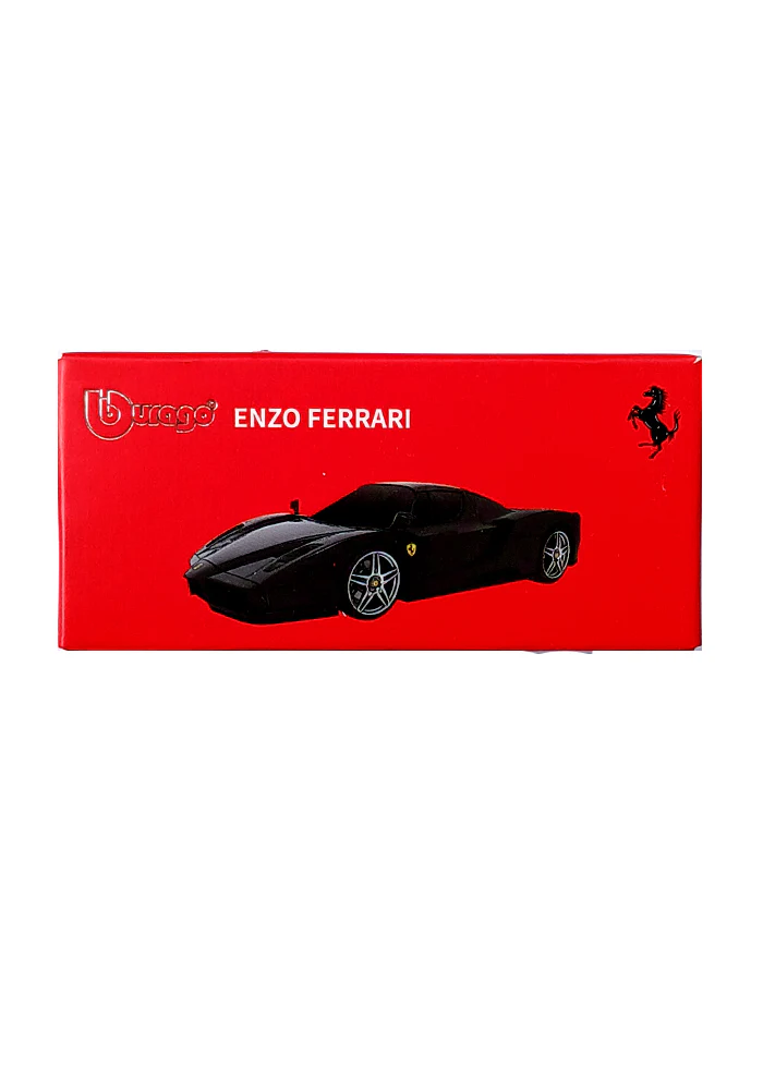 EXCLUSIVES Burago Enzo Ferrari - Black (Scale 1:64)