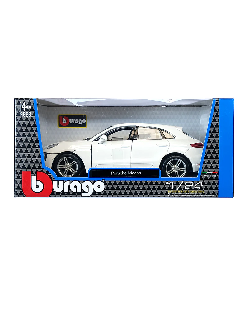 Burago Porsche Macan - White - 2024 (Scale 1:24)