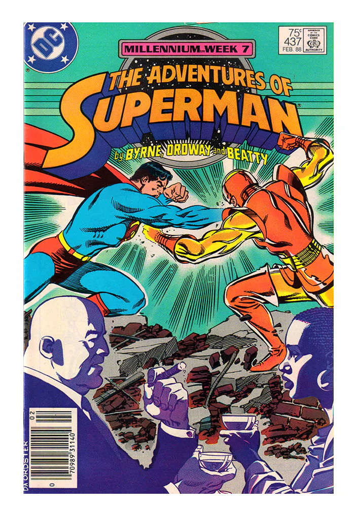Comics - DC - The Adventures of Superman - February - 1988