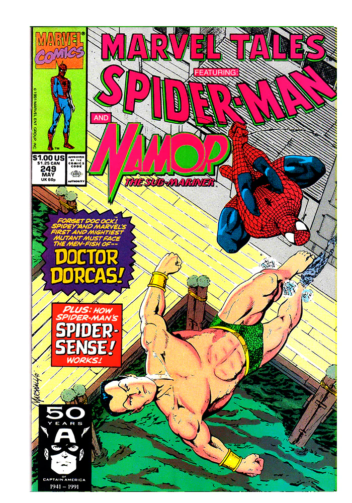 Comics - Marvel - Spider-Man And Namor The Sub-Mariner - May - 1991