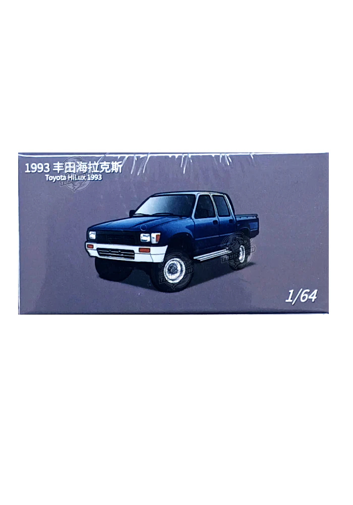 EXCLUSIVES 1993 Toyota Hilux - Blue (Scale 1:64)
