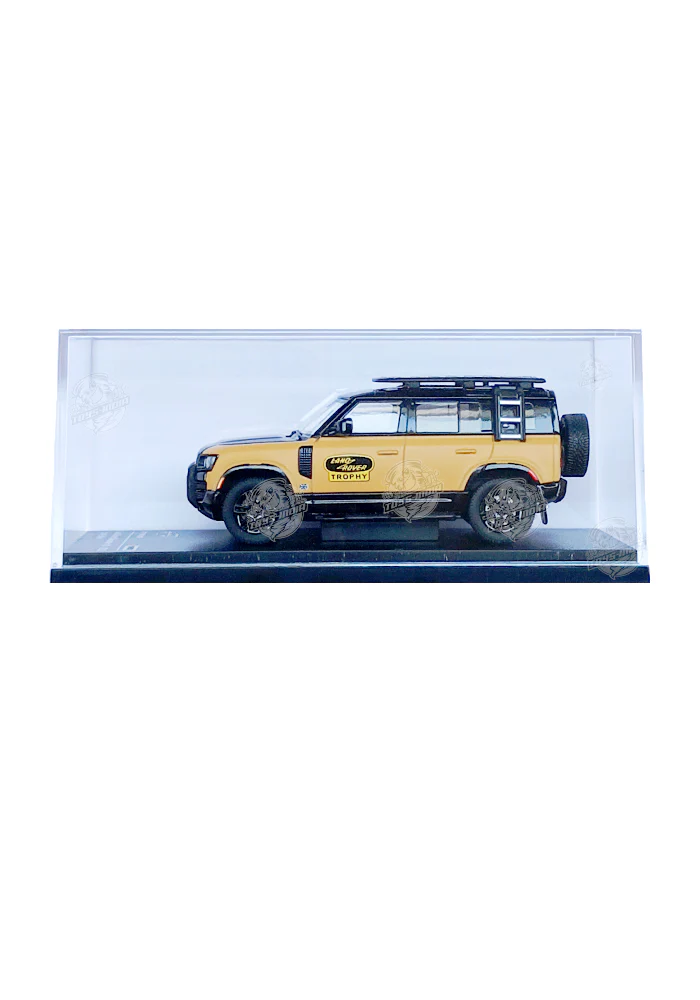 EXCLUSIVES AR Box All Most Real Land Rover Defender 110 - Black/ Beige (Scale 1:64) - Image 3