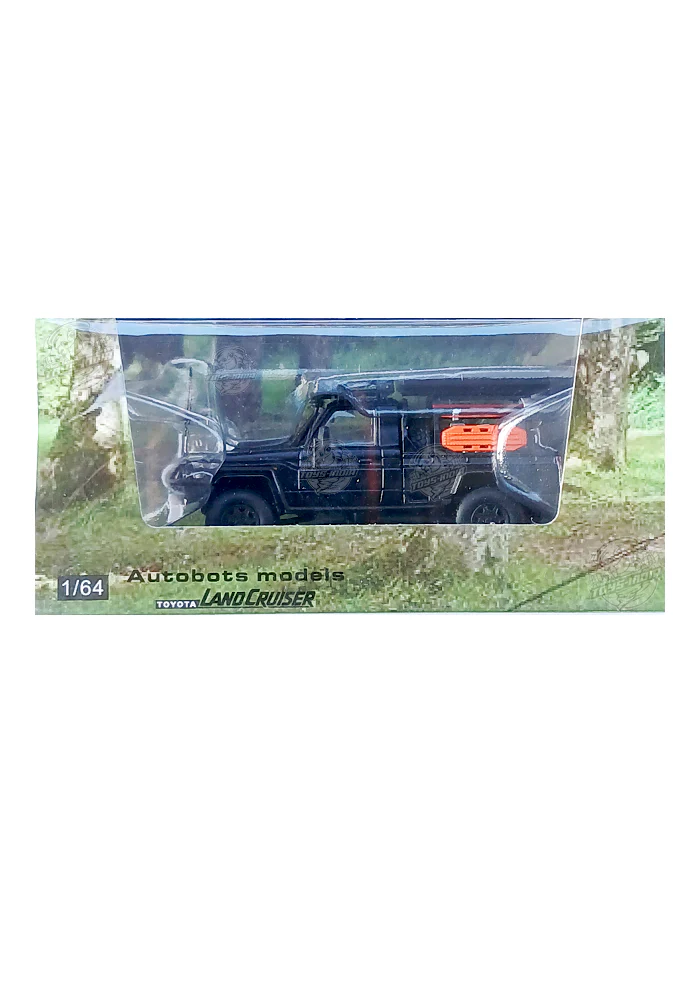EXCLUSIVES Autobots Models Toyota Land Cruiser - Black (Scale 1:64)