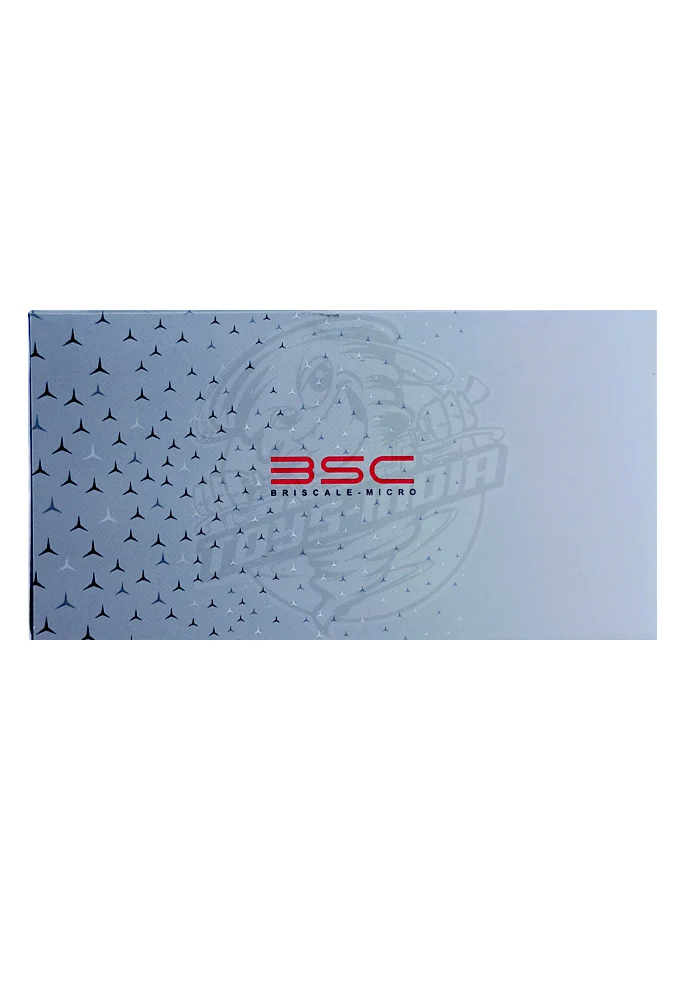 EXCLUSIVES Briscale Micro Mercedes-AMG GT-S Carbonerre - Silver / Black (Scale 1:64) - Image 6