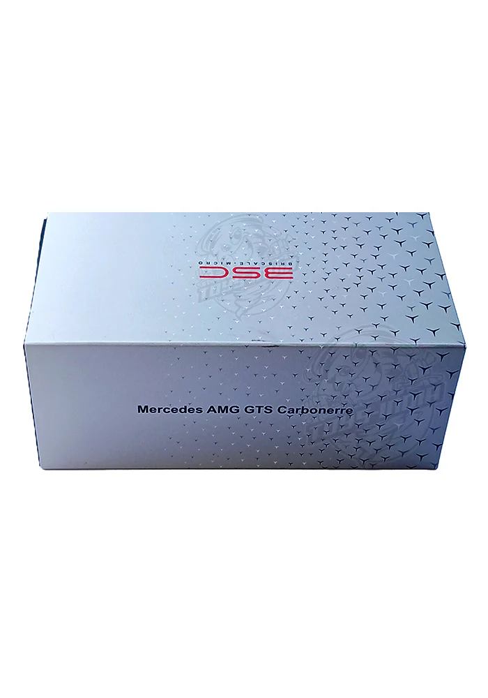 EXCLUSIVES Briscale Micro Mercedes-AMG GT-S Carbonerre - Silver / Black (Scale 1:64) - Image 7
