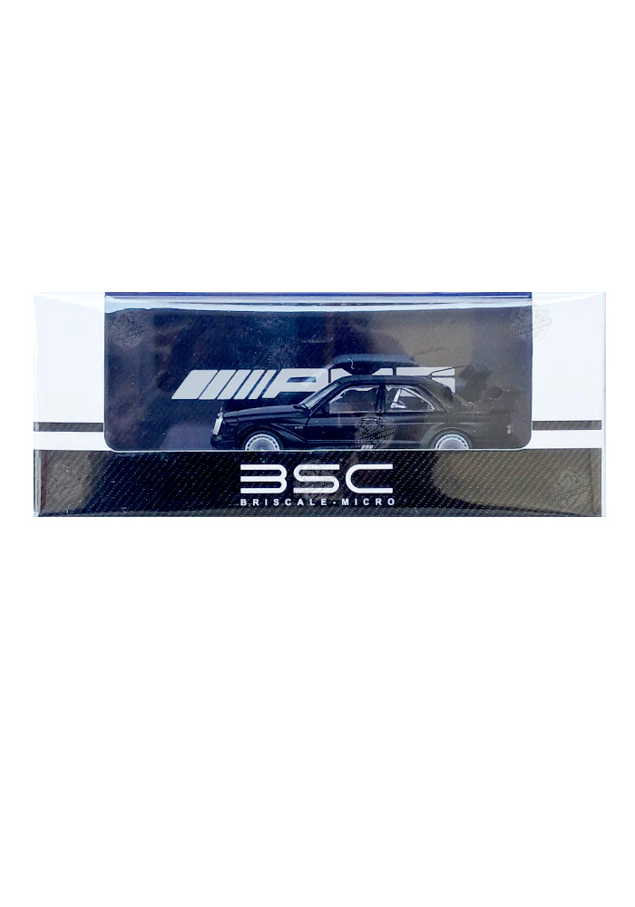 EXCLUSIVES Briscale Micro Mercedes-Benz 190E 2.5-16 Evolution III - Black (Scale 1:64)