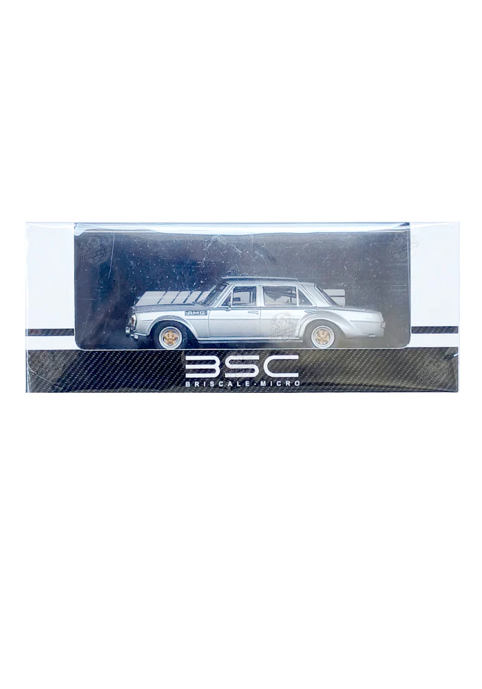 EXCLUSIVES Briscale Micro Mercedes-Benz 300SEL W109 - Silver (Scale 1:64)