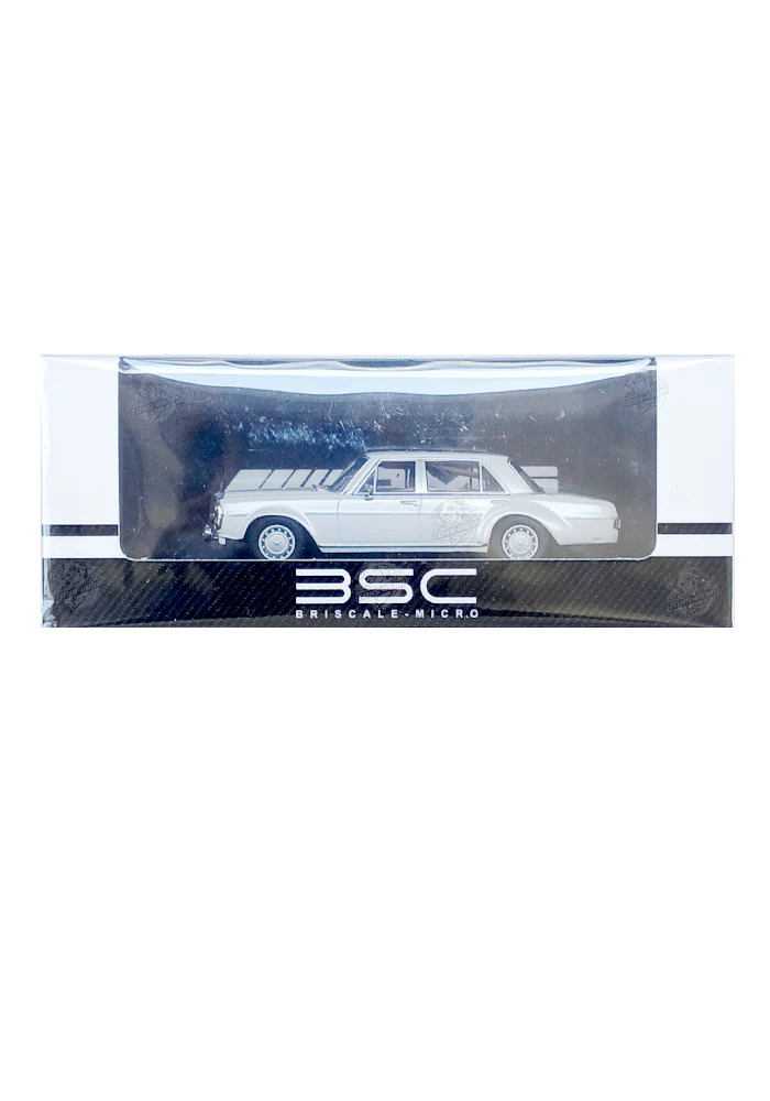 EXCLUSIVES Briscale Micro Mercedes-Benz 300SEL W109 - White (Scale 1:64)