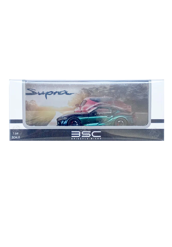 EXCLUSIVES Briscale Micro Toyota GR Supra A90 - Green (Scale 1:64)