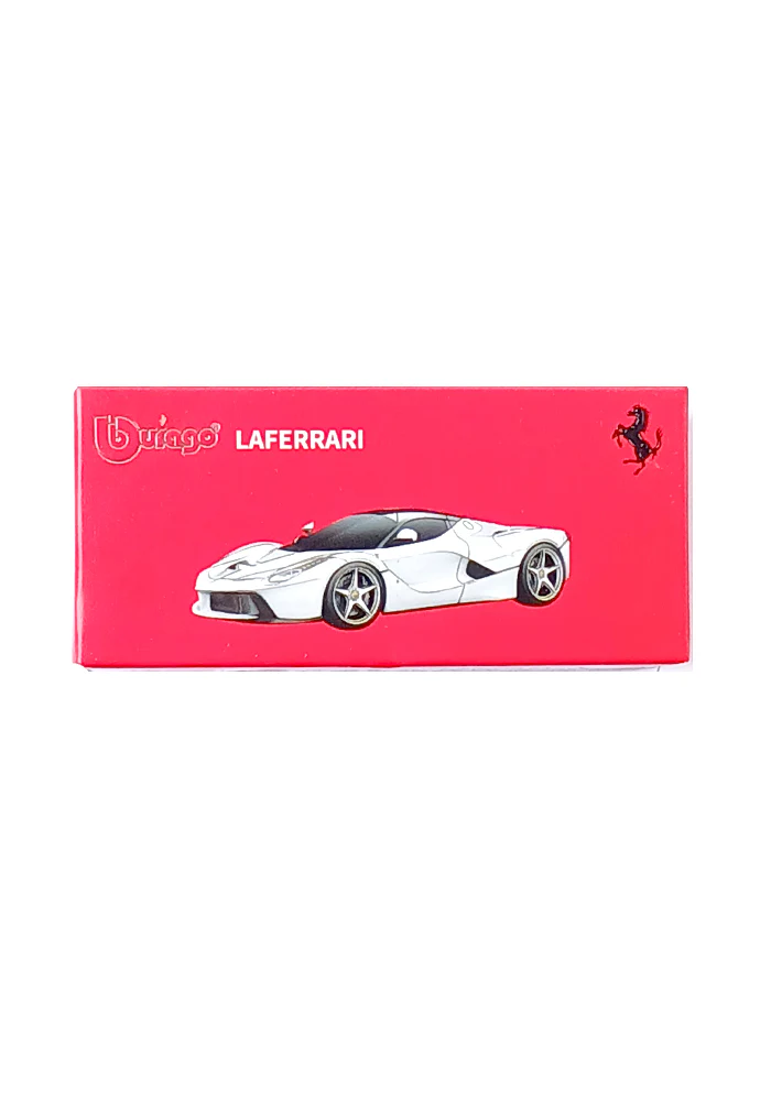 EXCLUSIVES Burago LaFerrari - White (Scale 1:64)