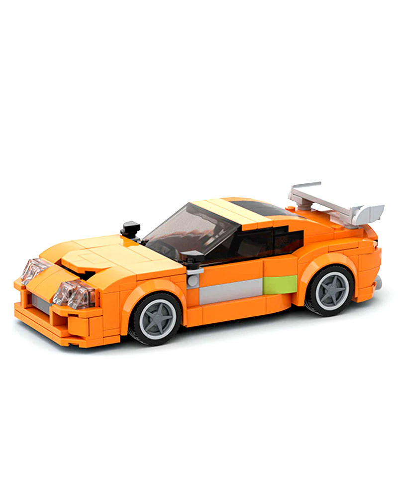 Exclusives Cars Toyota Supra Blocks/Bricks - Orange (M10274) - Image 3