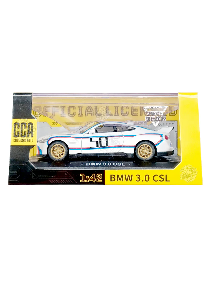 EXCLUSIVES CCA Cool Chic Auto BMW 3.0 CSL - White (With Display Box) (Scale 1:42)