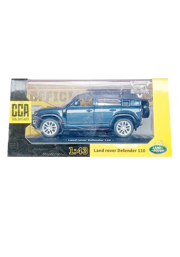 EXCLUSIVES CCA Cool Chic Auto Land Rover Defender 110 - Blue (With Display Box) (Scale 1:43)