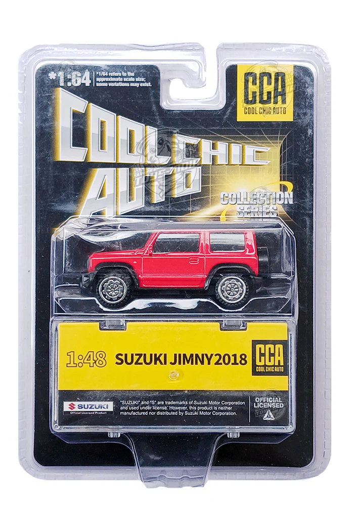 EXCLUSIVES CCA Cool Chic Auto Suzuki Jimny 2018 - Red (Scale 1:64) (Stackable Display Box)