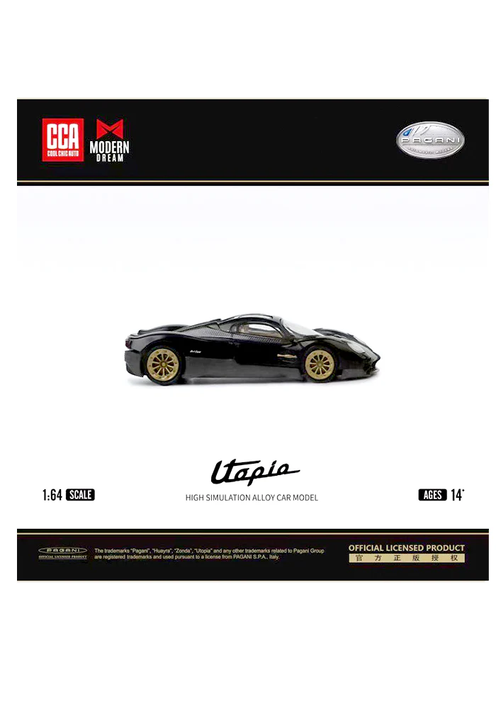 EXCLUSIVES CCA Modern Dream Pagani Utopia - Black (Scale 1:64) - Image 3