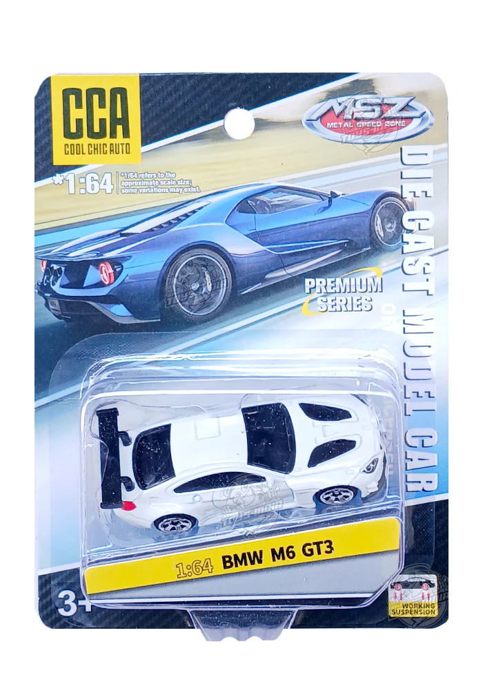 EXCLUSIVES CCA Premium BMW M6 GT3 - White (Scale 1:64)