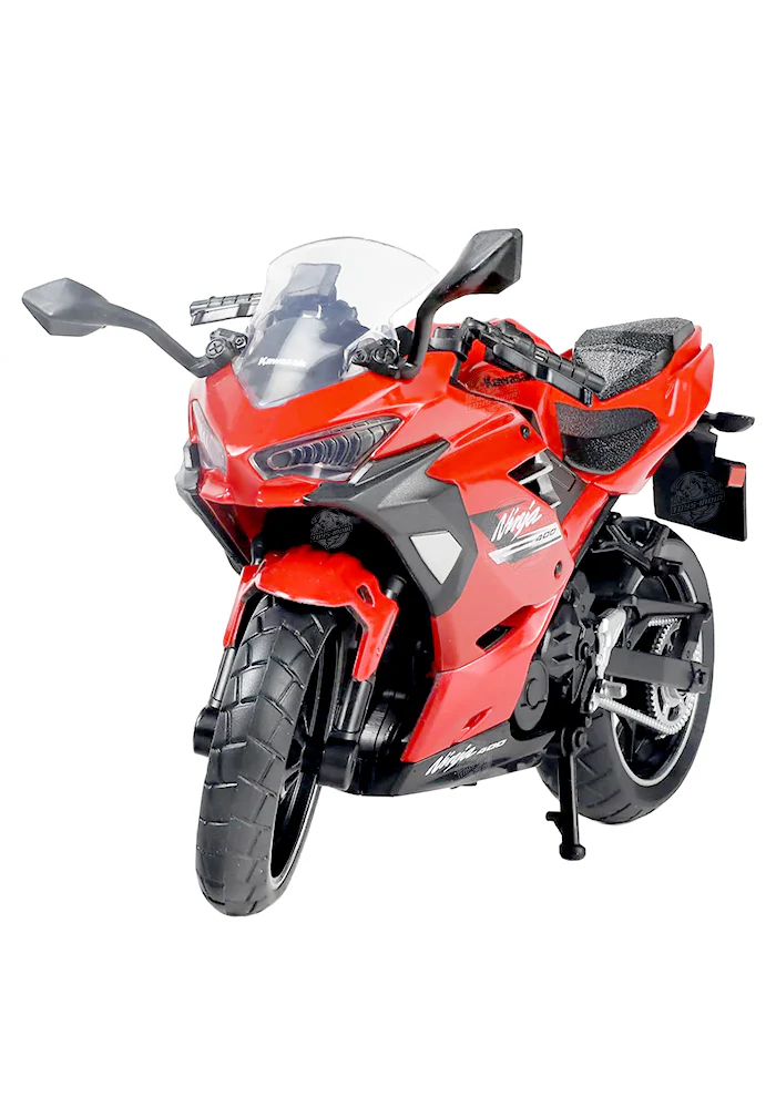 EXCLUSIVES CCA Premium Kawasaki Ninja 400 - Red / Black (Scale 1:12) - Image 2