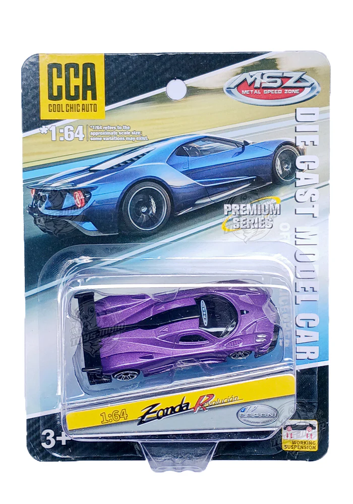 EXCLUSIVES CCA Premium Zonda Revolucion - Purple / Black (Scale 1:64)