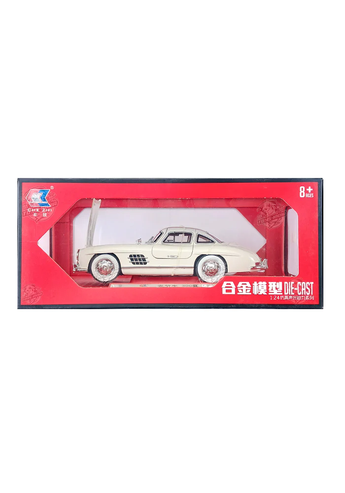 EXCLUSIVES CHE ZHI Mercedes-Benz 300 SL - White (Scale 1:24)