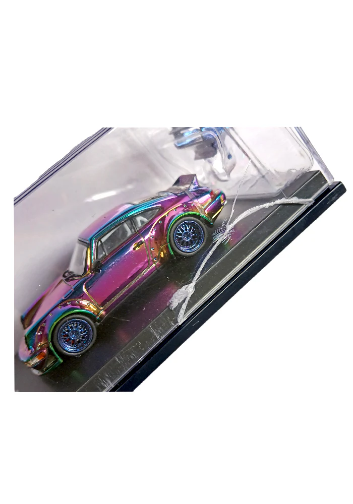 EXCLUSIVES CM Model Porsche 964 Widebody - Multicolour (Scale 1:64) (Display Box Crack / Car in Excellent Condition) - Image 5