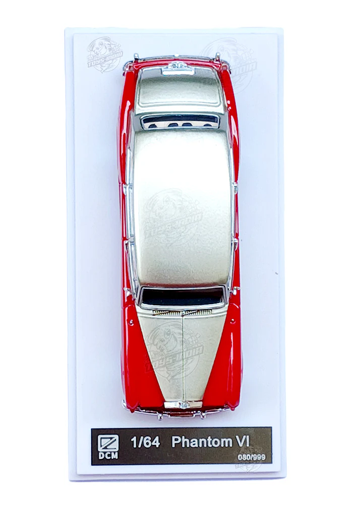 EXCLUSIVES DCM Rolls Royce Phantam VI - Red / Golden (Scale 1:64) - Image 3