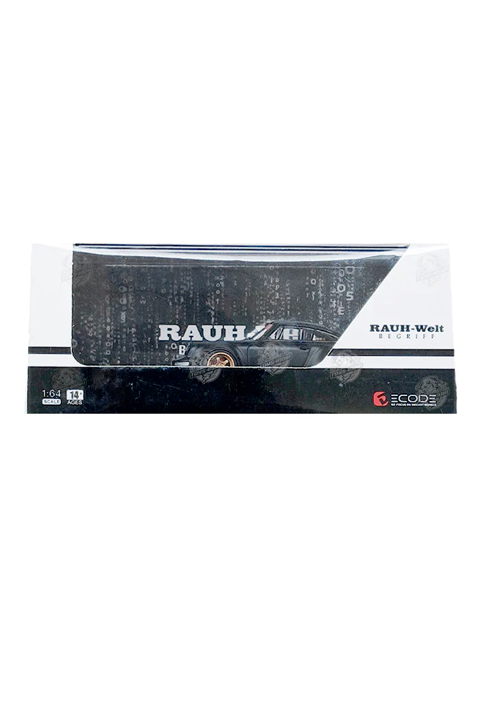 EXCLUSIVES Decode Rauh-Welt Begriff Porsche RWB 964 - Black (Scale 1:64) - Image 2