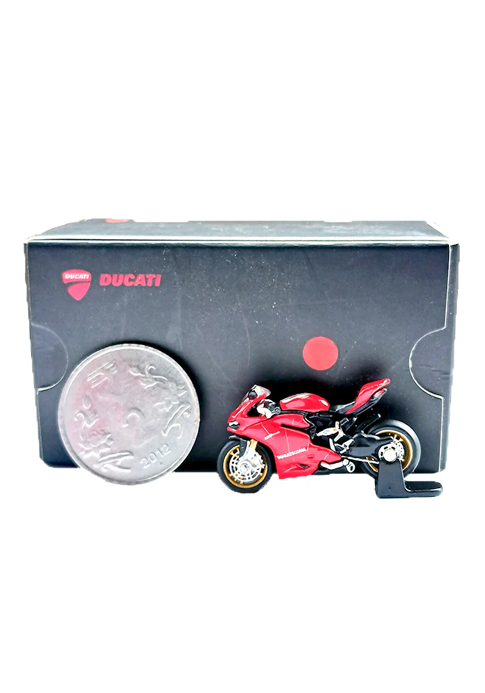 EXCLUSIVES Ducati Panigale - Red / Black (Golden Rim) (Scale 1:76) - Image 2