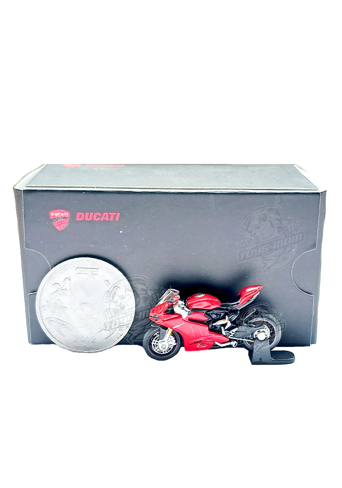 EXCLUSIVES Ducati Panigale - Red / Black (Silver Rim) (Scale 1:76) - Image 3