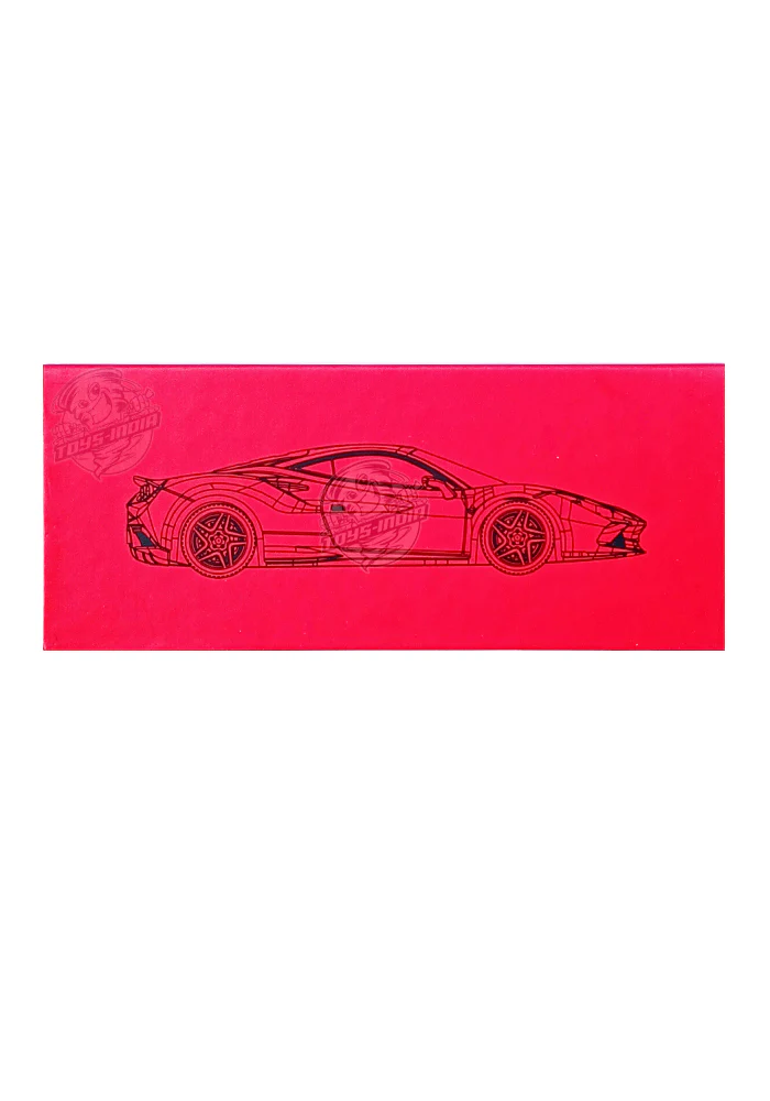 EXCLUSIVES Ferrari F8 Tributo - Red / Yellow (Scale 1:64) - Image 2