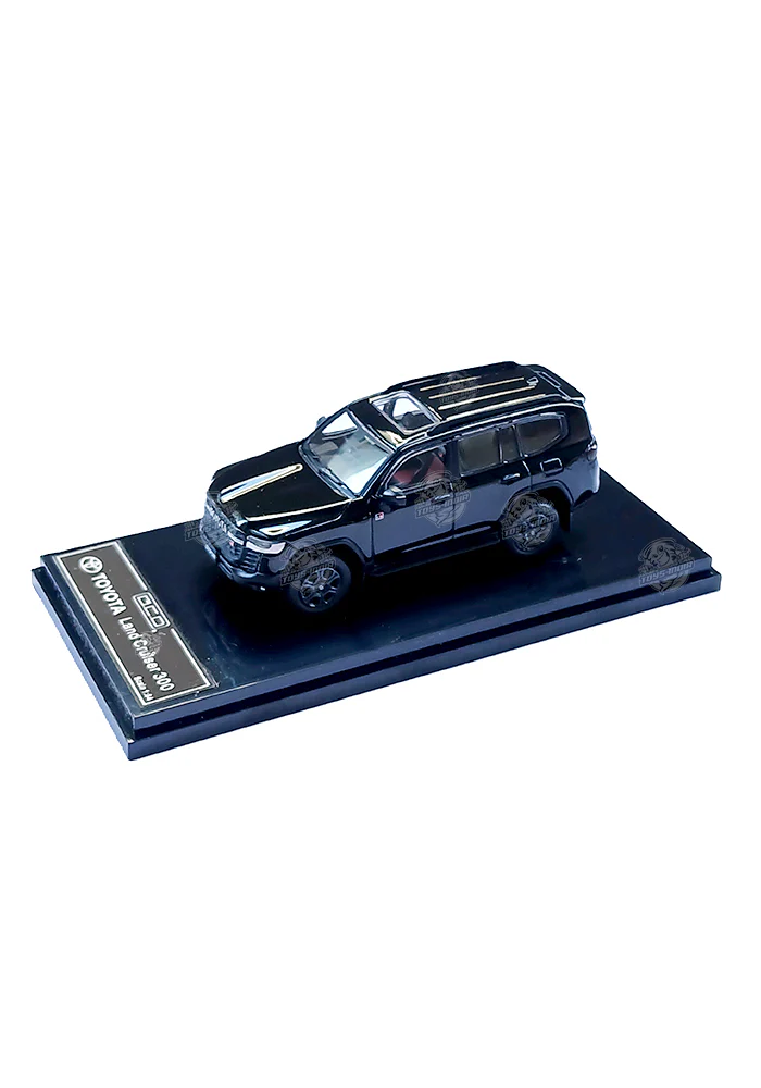 EXCLUSIVES GCD Toyota Land Cruiser 300 - Black (Scale 1:64) - Image 2