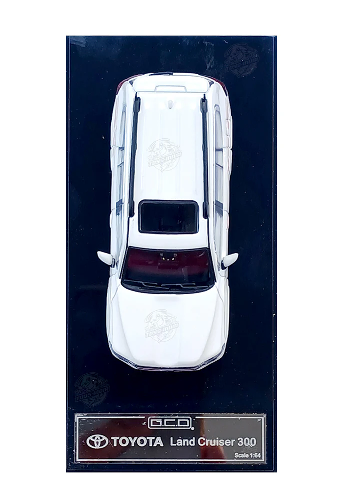 EXCLUSIVES GCD Toyota Land Cruiser 300 GR - White / Red (Scale 1:64) - Image 3