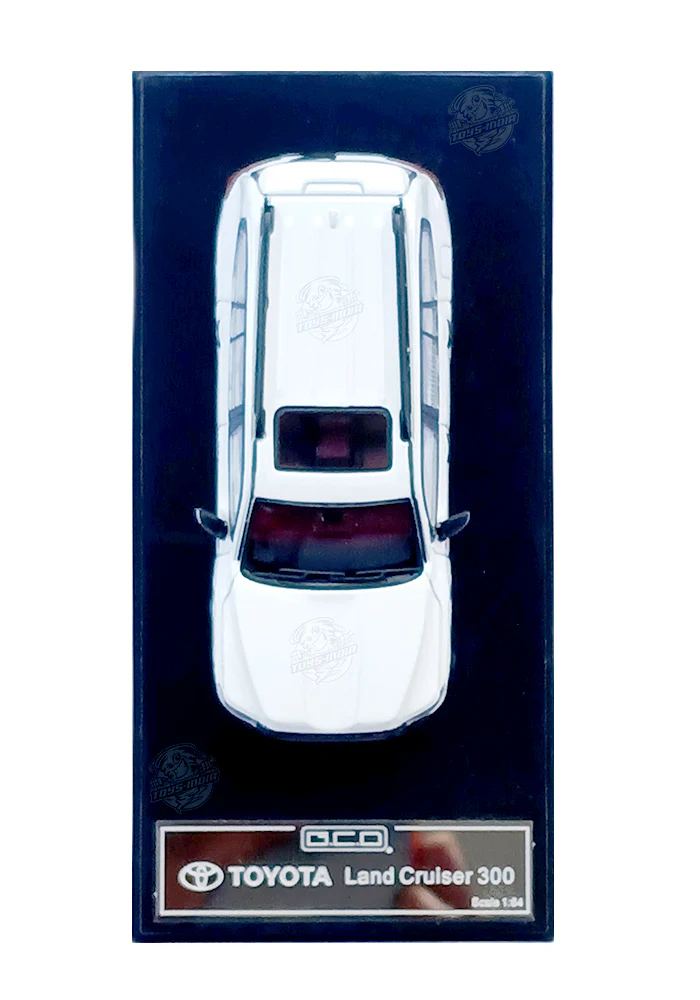 EXCLUSIVES GCD Toyota Land Cruiser 300 - White / Black (Scale 1:64) - Image 2