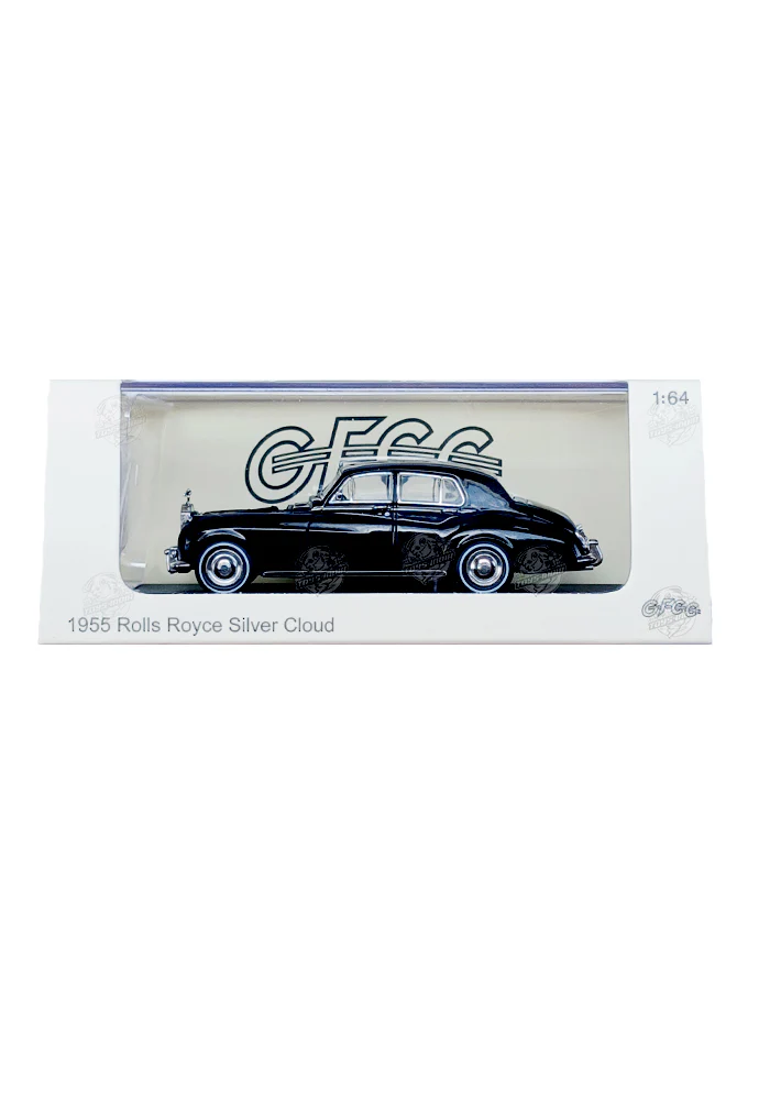 EXCLUSIVES GFCC Toys 1955 Rolls Royce Silver Cloud - Black (Scale 1:64)