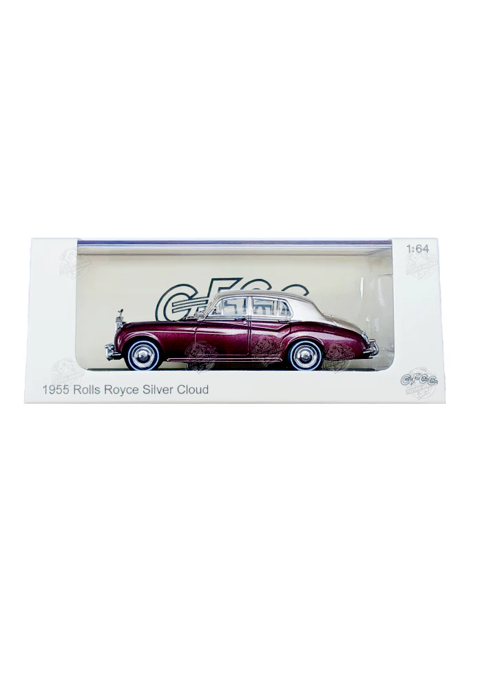 EXCLUSIVES GFCC Toys 1955 Rolls Royce Silver Cloud - Red (Scale 1:64)
