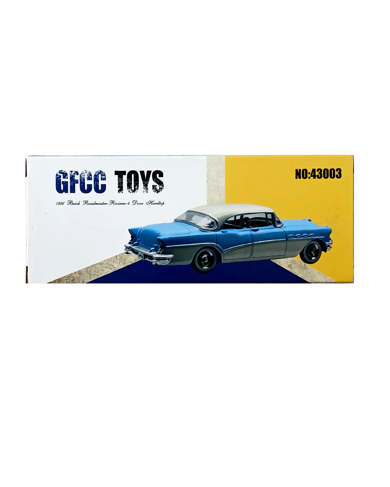 EXCLUSIVES GFCC Toys 1956 Buick Roadmaster Riviera - 4 Door Hardtop - Blue - Image 2