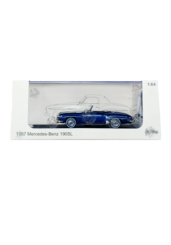 EXCLUSIVES GFCC Toys 1957 Mercedes-Benz 190SL - Blue (Scale 1:64)