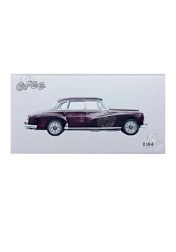 EXCLUSIVES GFCC Toys 1959 Mercedes-Benz 300 D - Red (Scale 1:64) - Image 2