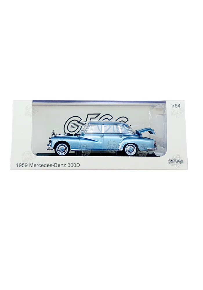 EXCLUSIVES GFCC Toys 1959 Mercedes-Benz 300D - Blue (Scale 1:64)