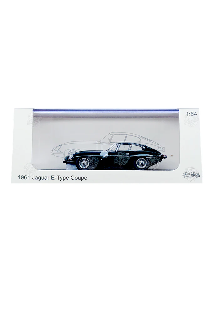 EXCLUSIVES GFCC Toys 1961 Jaguar E-Type Coupe - Green (Scale 1:64)