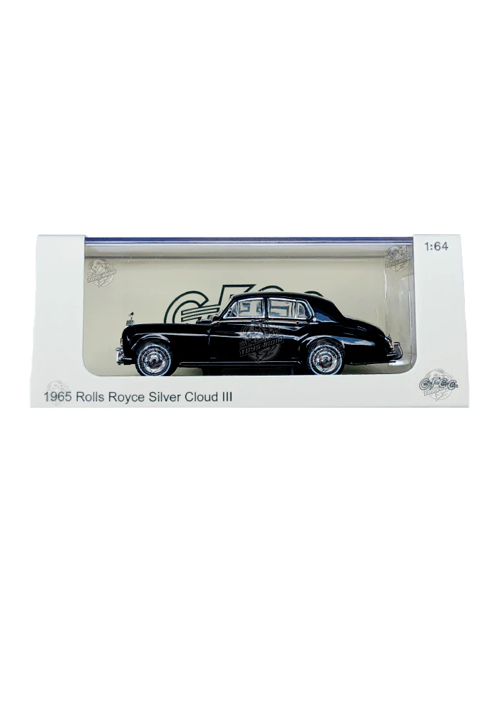 EXCLUSIVES GFCC Toys 1965 Rolls Royce Silver Cloud III - Black (Scale 1:64)