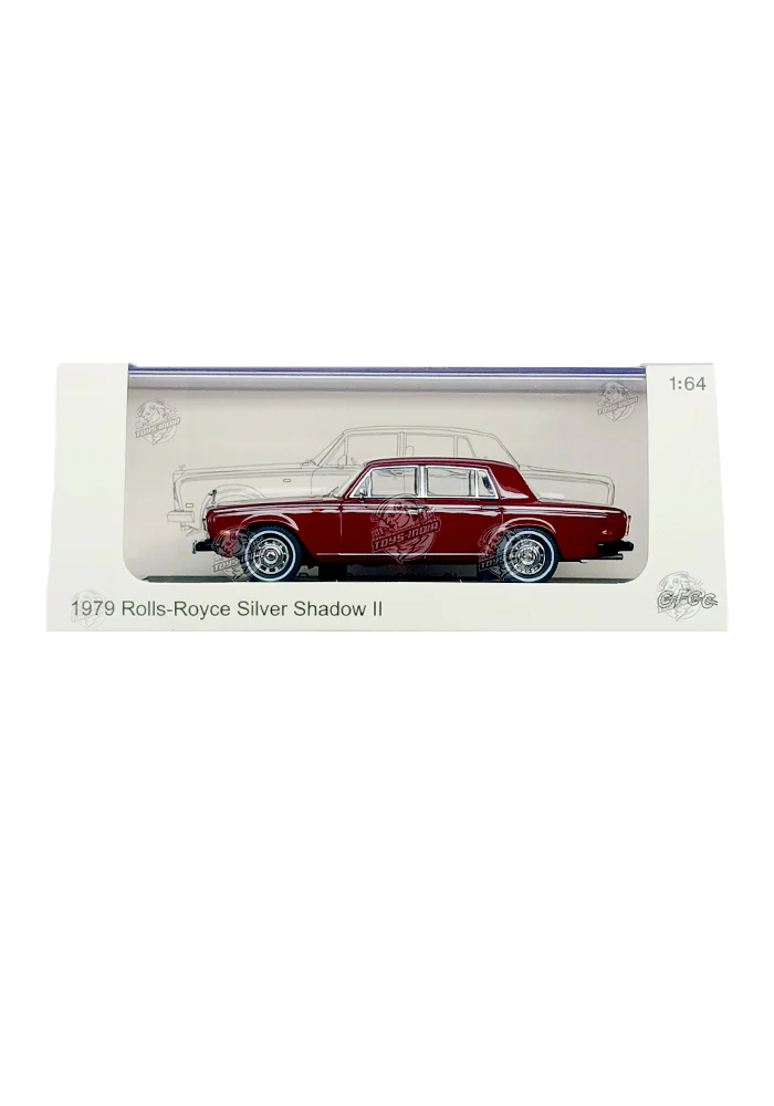 EXCLUSIVES GFCC Toys 1979 Rolls Royce Silver Shadow II - Red (Scale 1:64)