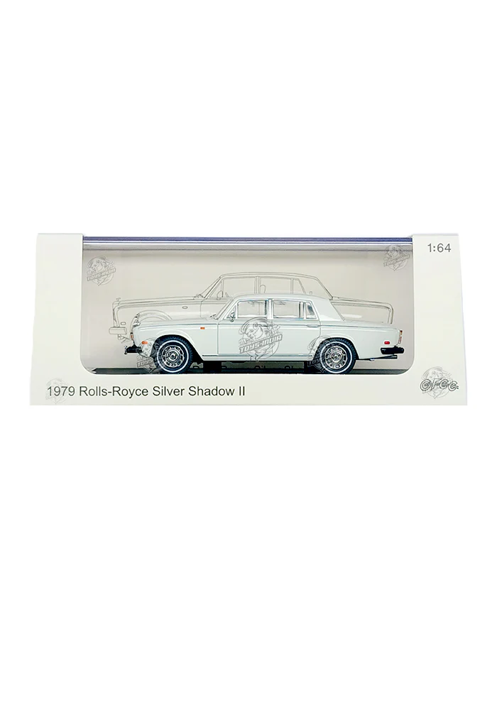 EXCLUSIVES GFCC Toys 1979 Rolls Royce Silver Shadow II - White (Scale 1:64)