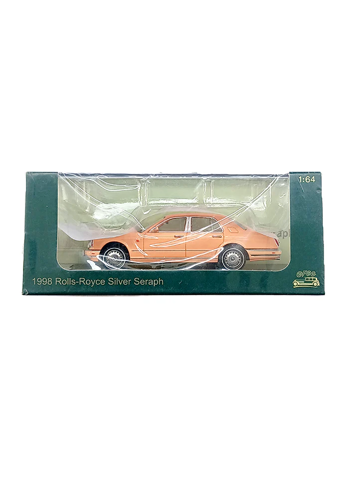 EXCLUSIVES GFCC Toys 1998 Rolls Royce Silver Seraph - Yellow (Scale 1:64)