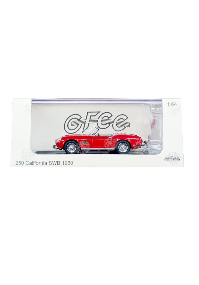 EXCLUSIVES GFCC Toys Ferrari 250 California SWB 1960 - Red (Beige Interior) (Scale 1:64)
