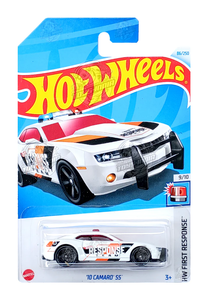 EXCLUSIVES Hot Wheels '10 Camaro SS - White - 2021 Card (With Protector Case)