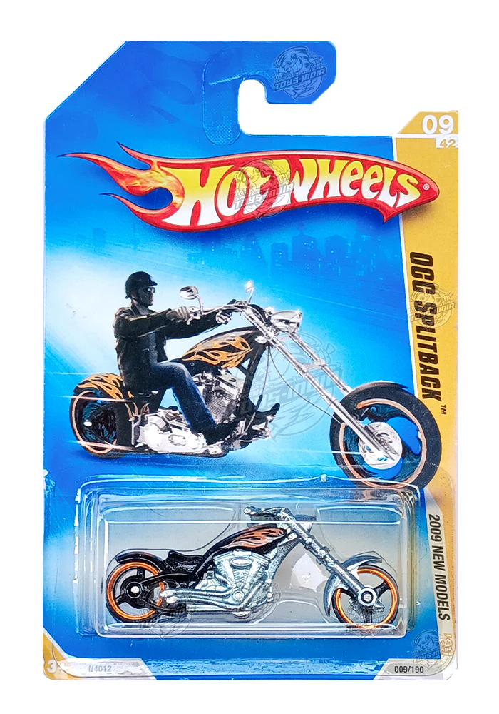 EXCLUSIVES Hot Wheels 2009 New Models OCC Splitback - Black / Orange - 2008 Card (With Protector Case) - Image 2