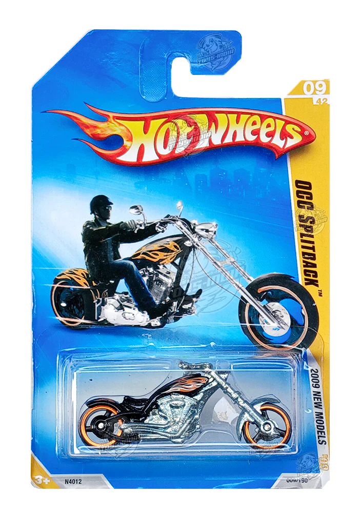 EXCLUSIVES Hot Wheels 2009 New Models OCC Splitback - Black / Orange - 2008 Card (With Protector Case) - Image 3
