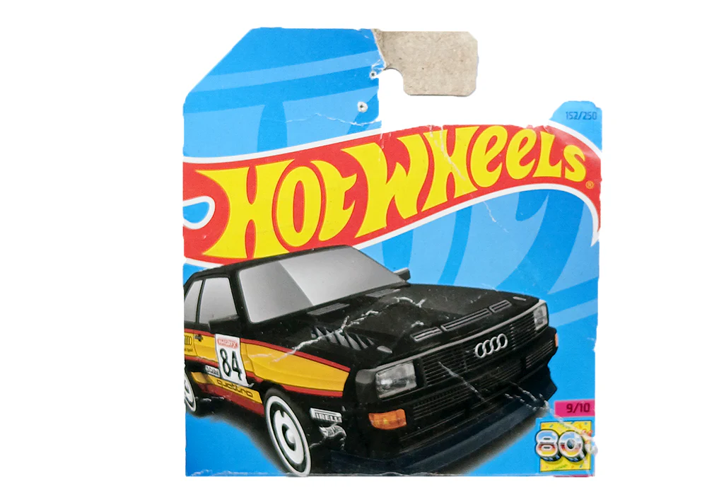EXCLUSIVES Hot Wheels '84 Audi Sport Quattro - Black - 2021 Card (Card Damage / Car in Excellent Condition) (With Protector Case) - Image 2