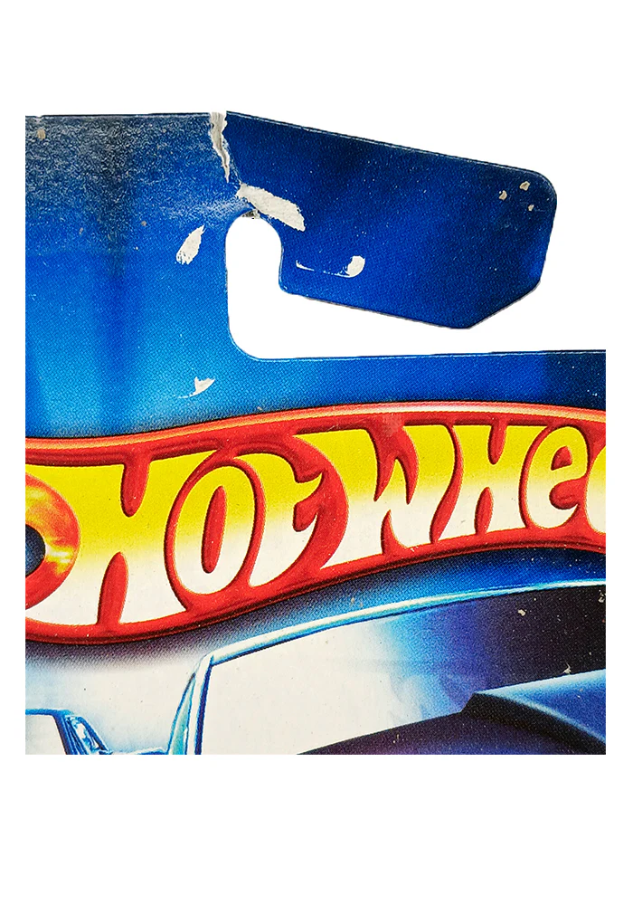 EXCLUSIVES Hot Wheels Camaro Z28 - Blue - 2008 Card (Card Damage / Car in Excellent Condition) (With Protector Case) - Image 3