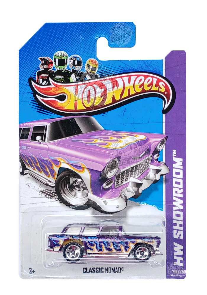 EXCLUSIVES Hot Wheels Classic Nomad - Purple - 2012 Card (With Protector Case) - Image 2